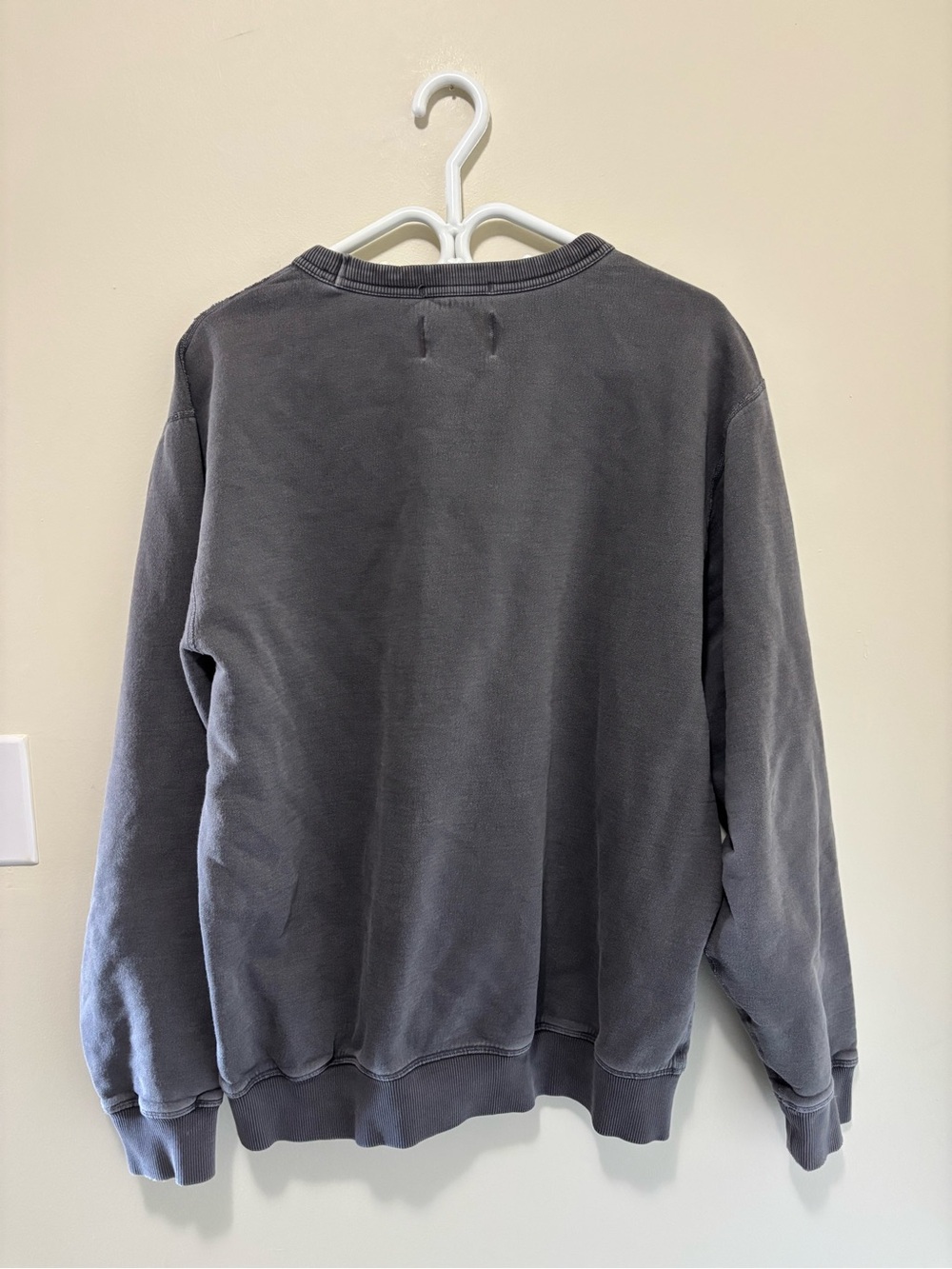 Wind River Outfitting Co. Charcoal Grey Vintage Wash Crewneck Sweatshirt - Picture 2 of 3